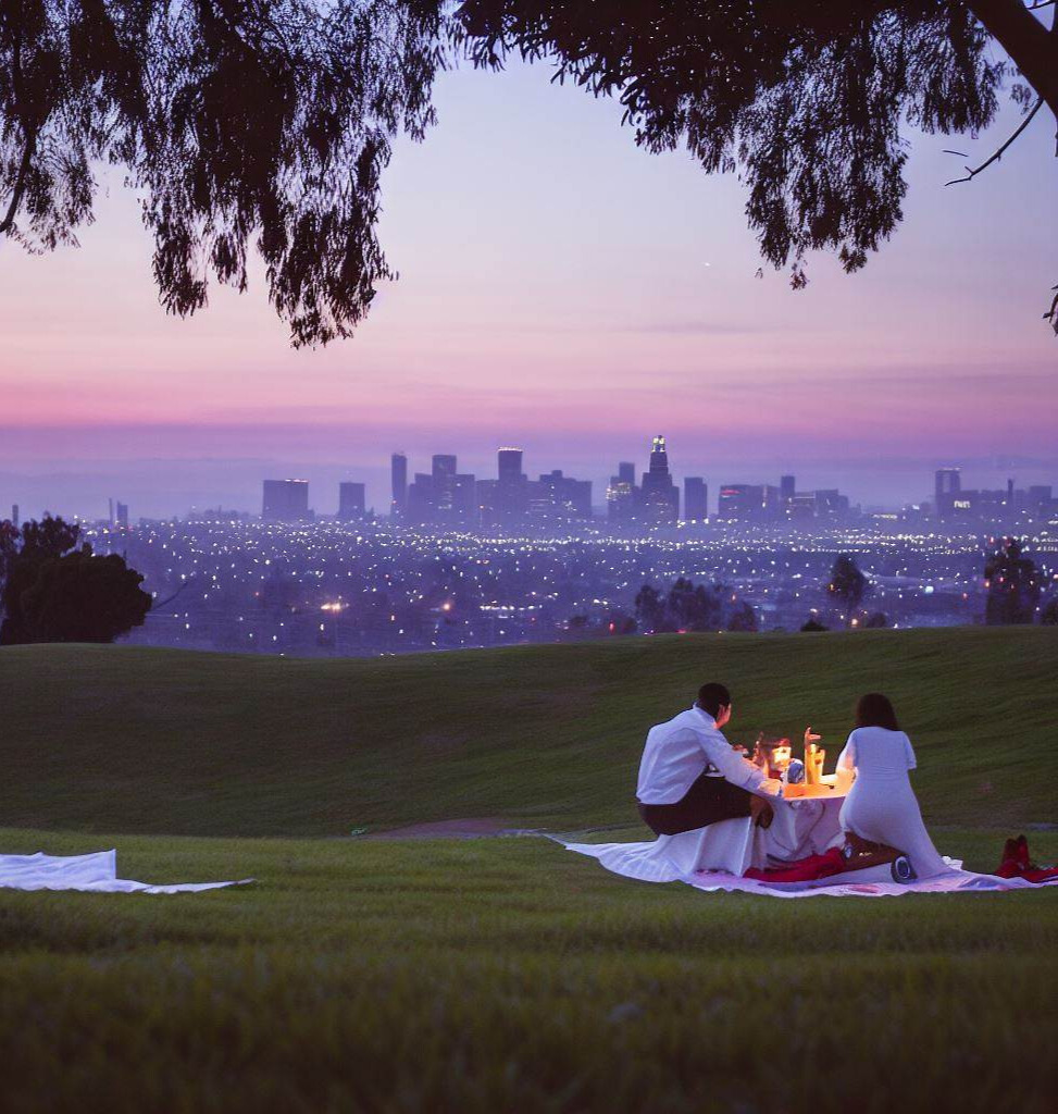 romantic picnic